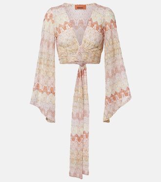 Missoni Lam&eacute; crop top