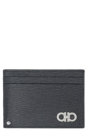 Ferragamo Gancini Leather Card Holder