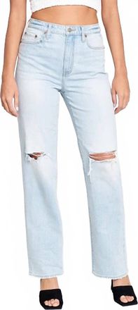 Daze Sundaze High Rise Straight Jeans In First Sight Vintage Wash