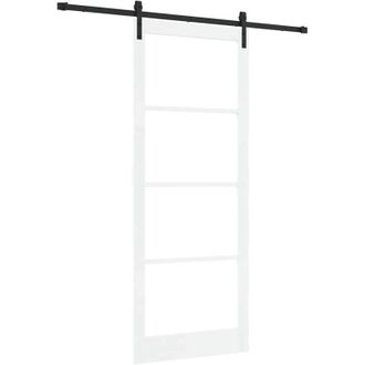 vidaXL Puerta Deslizante Orkdal Blanco 93 X 232 Cm Vidaxl
