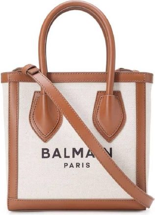 Balmain B Army 24 Leather Shoulder Bag