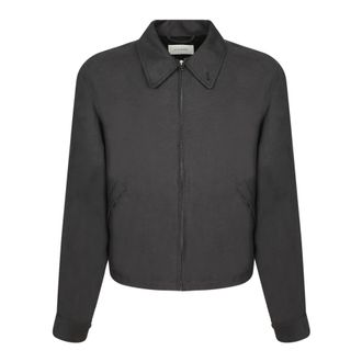 Christophe Lemaire Short Blouson - Heren - Zomerjassen - Zwart - L - Katoen - Jassen