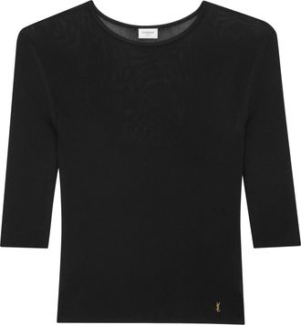 Saint Laurent Cassandre Kurztop