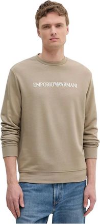 Emporio Armani Heren, Sweatshirts & Hoodies, Beige, Maat: 2XL