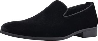 Generic Mens Slip On Loafers Lightweight Casual Shoes Versatile All Season Wear Easy Go Lazy Comfort for Daily Walking and Outfit Matching(11.5) Black