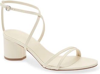Aeyde Mirella Sandal in Creamy at Nordstrom, Size 10.5Us