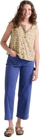 Toad & Co Womens Linden Canvas Pant in Iris at Nordstrom, Size 12