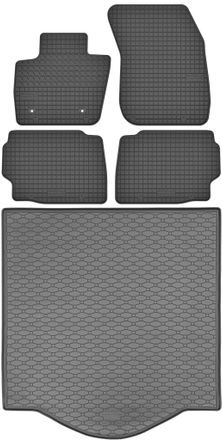 OEM Juego De Alfombrillas De Goma Para Coche Y Maletero Para Ford Mondeo Mk5 V Estate (2015-2022)