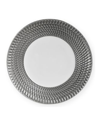 Bernardaud Twist Platinum Service Plate, 11.5