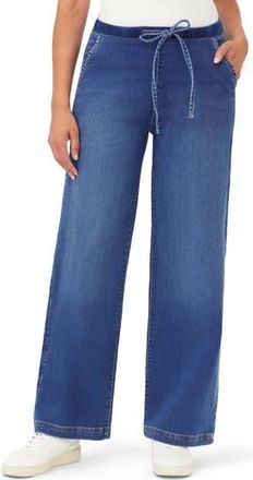 Kensie Drawstring Knit Wide Leg Pants in Lesina at Nordstrom Rack, Size X-Large