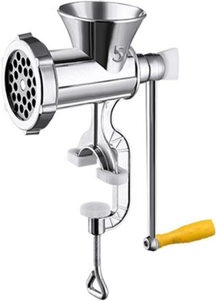 OEM Picadora De Salchichas Manual De Metal: Una Herramienta De Cocina Hecha A Mano Para Sazonar Con Ajo, Moler Carne, Preparar Salsa De Chile Y Para Proce