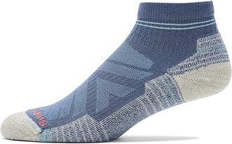 Smartwool Hike Light Cushion Ankle Socks Womens Crew Cut Socks Shoes Nightfall Blue : LG (Womens Shoe 10-12.5), Merino/Mesh/Nylon