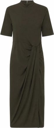 Rotate Midi Jurken - Dames - Casual kleedjes - Groen - 2XS - Kleedjes
