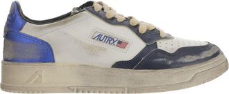 Autry Colorblock Low-Top Sneakers With Lace-Up Front And Signature Details
