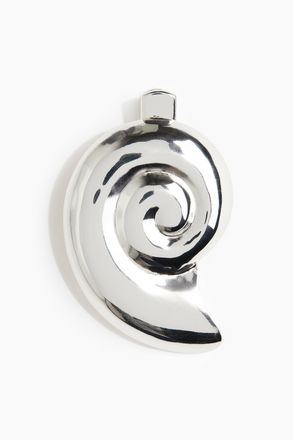 H&M Muschelf&ouml;rmige Haarspange - Silber
