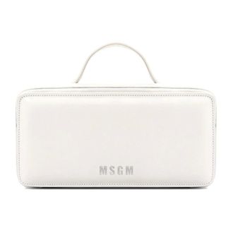 Msgm Handbags, female, White, Size: ONE SIZE Borsa