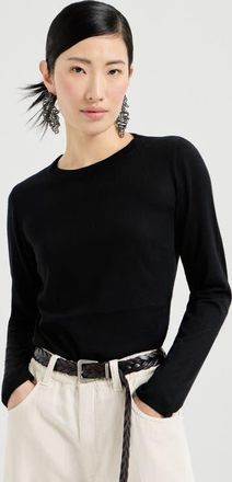 Brunello Cucinelli Cashmere and silk sweater in Black at Nordstrom, Size Xx-Large Eu