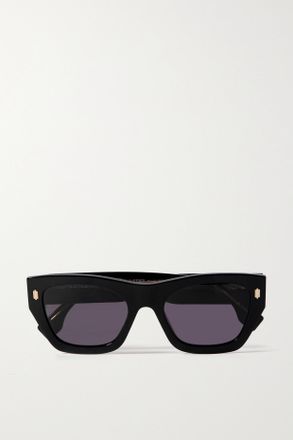 Fendi Occhiali Da Sole In Acetato Con Montatura D-frame Roma - Nero