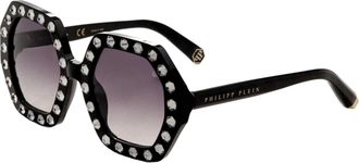 Philipp Plein Philipp Plein Womens 53mm Black Sunglasses SPP039S530700