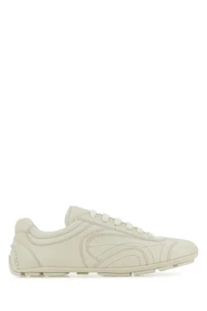 Prada Ivory Nappa Leather Montecarlo Re Edition 2005 Sneakers