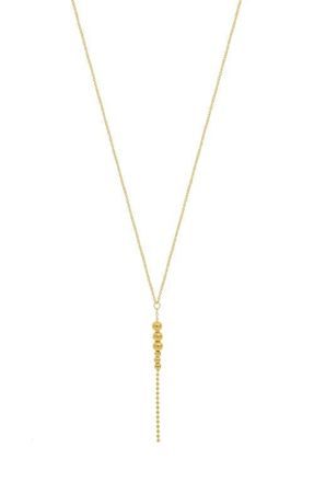 Bony Levy 14K Gold Graduated Bead Pendant Necklace (Nordstrom Exclusive) in 14K Yellow Gold at Nordstrom, Size 18
