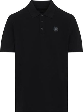 Canada Goose Polo Shirts, male, Black, Size: XL Beckley Polo