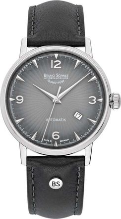 Bruno Söhnle Stuttgart Automatic Grey Dial Mens Watch 17-12173-861