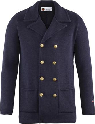 Busnel Tom Jacket - Heren - Mantel - Blauw - M - Wol - Jassen
