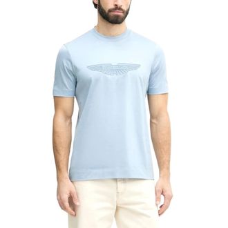 HUGO BOSS Tops, Heren, Blauw, L, Katoen, C Taut Am