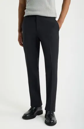 Open Edit Skinny Fit Pleated Suit Pants in Black at Nordstrom, Size 32