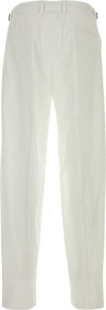 Dolce & Gabbana Mens White Cotton Trousers