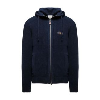 Aeronautica Ma1671Ul Full-Zip Vest - Heren - Truien - Blauw - Maat: L Katoen