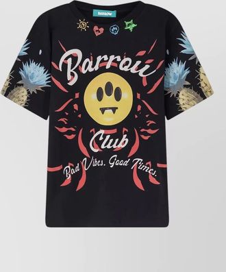 Barrow cotton printed short-sleeve t-shirt