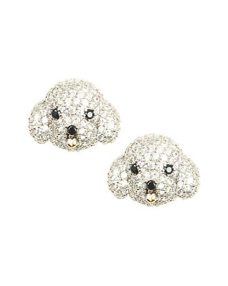 Eyecandy LA Eye Candy La The Luxe Collection Cz Bichon Studs