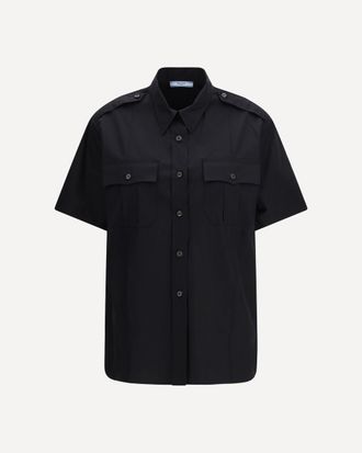 Prada Short-sleeve poplin Shirt Female 40