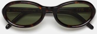 Retro Superfuture Sunglasses Cherry Havana 4 Ok Brown/Green Unisex