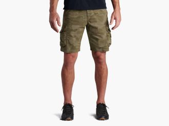 K&uuml;hl Mens Ambush Cargo Shorts In Green Camo