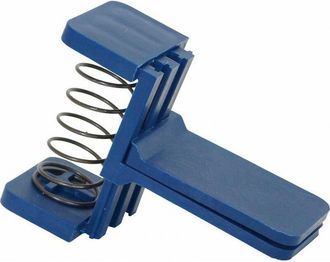 Schwaiger Clip De Compribanda 0-30mm Inh. 5 Unidades Azul