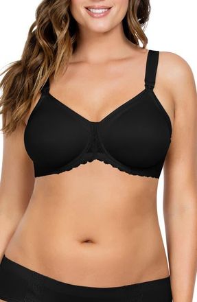 Affinitas Leila Underwire Semless Cup Nursing Bra in Black at Nordstrom, Size 42Ddd