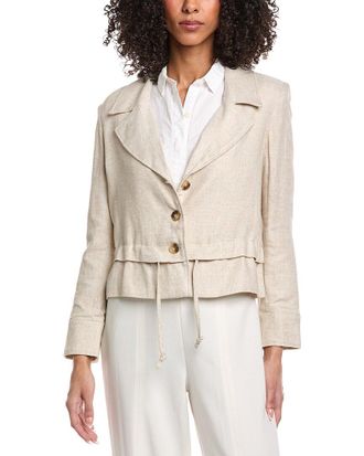 Nanette Lepore Linen-Blend Jacket