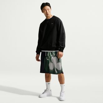 Nike Boston Celtics Standard Issue Nike Mens Fleece Basketball Shorts in Black | IQ1460-010