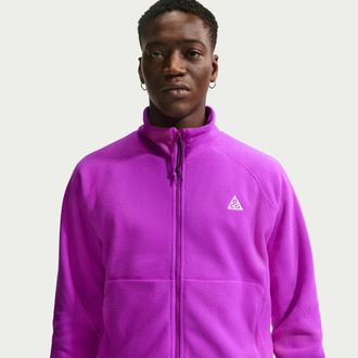 Nike Mens Nike ACG Wolf Tree Full-Zip Jacket in Purple | IF0964-551