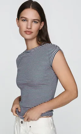 Maeve Betty Crew Neck Baby Muscle Tee