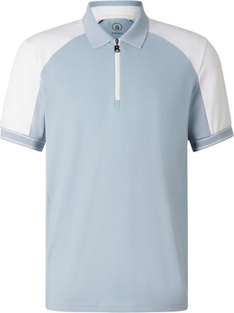 Bogner Fabius functional short-sleeved top for men - Light blue/white - XXL
