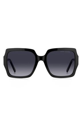 Marc Jacobs 55mm Gradient Square Sunglasses in 0807-9O at Nordstrom