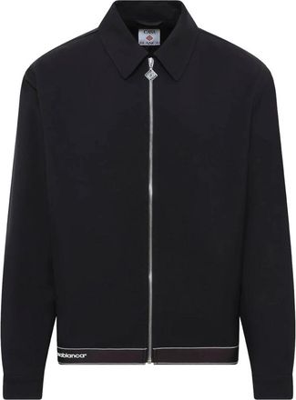 Casablanca Tailored Sports Jacket - Heren - Zomerjassen - Zwart - L - Leer - Jassen