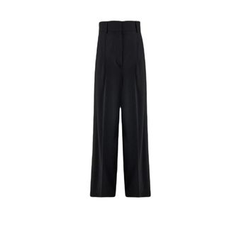 Ferragamo Ferragamo Wide-Leg Wool Trousers