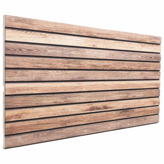 vidaXL Paneles De Pared 5 Pcs Marr&oacute;n Claro 100 X 50 Cm Espuma Eps Vidaxl
