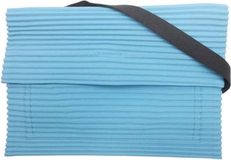 Issey Miyake Blue Polyester Shoulder Bag (Pre-Owned)