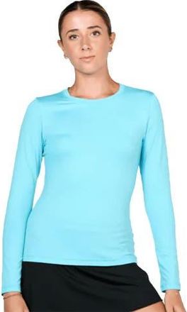 Sofibella UV Colors Womens Long Sleeve Tennis Shirt in Baby Boy at Nordstrom, Size X-Small